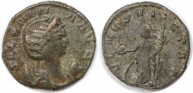 Römische Münzen, MÜNZEN DER RÖMISCHEN KAISERZEIT. Gallienus (253-268 n. Chr) für Salonina. Antoninianus. (2.69 g. 19 mm) Vs.: SALONINA AVG, Büste mit ...