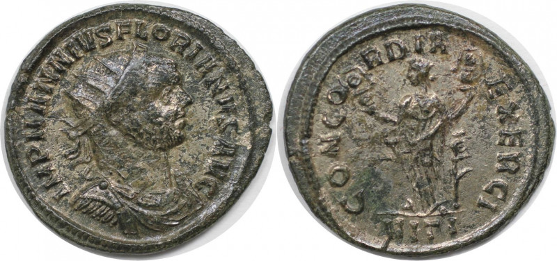 Römische Münzen, MÜNZEN DER RÖMISCHEN KAISERZEIT. Florianus. Antoninianus 276 n....