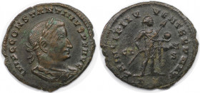 Römische Münzen, MÜNZEN DER RÖMISCHEN KAISERZEIT. Constantinus I. (307-337 n. Chr). Follis 308-309 n. Chr., Lugdunum. (6.33 g. 27 mm) Vs.: IMP C CONST...