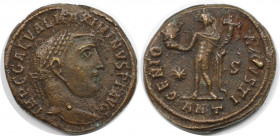 Römische Münzen, MÜNZEN DER RÖMISCHEN KAISERZEIT. Maximinus II. (309-313 n. Chr). Follis. (5.88 g. 22 mm) Vs.: IMP C GAL VAL MAXIMINVS PF AVG, Kopf mi...