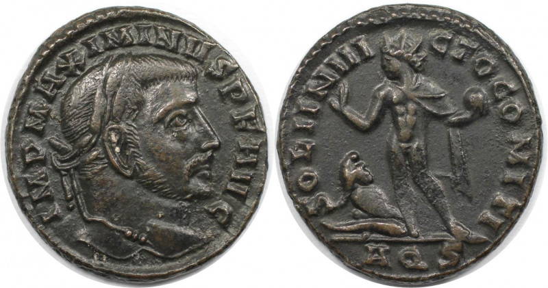 Römische Münzen, MÜNZEN DER RÖMISCHEN KAISERZEIT. Maximinus II. (310-313 n. Chr)...