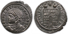 Römische Münzen, MÜNZEN DER RÖMISCHEN KAISERZEIT. Constantinus II. (337-340 n. Chr). Follis 326 n. Chr., Treveri (Trier). (2.95 g. 19.5 mm) Vs.: CONST...