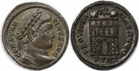 Römische Münzen, MÜNZEN DER RÖMISCHEN KAISERZEIT. Constantinus I. (307-337 n. Chr). Follis 327-328 n. Chr., Treveri (Trier). (2.96 g. 19.5 mm) Vs.: CO...