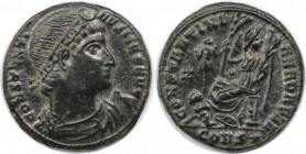 Römische Münzen, MÜNZEN DER RÖMISCHEN KAISERZEIT. Constantinus I. (307-337 n. Chr). Follis 328-329 n. Chr., Constantinopolis. (3.51 g. 20 mm) Vs.: CON...