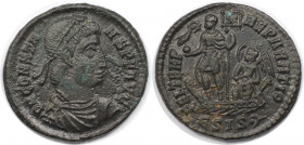 Römische Münzen, MÜNZEN DER RÖMISCHEN KAISERZEIT. Constans I. (337-350 n. Chr). Follis. (5.39 g. 24 mm) Vs.: DN CONSTANS PF AVG, Büste mit pearl diade...