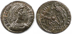 Römische Münzen, MÜNZEN DER RÖMISCHEN KAISERZEIT. Constantius II. (337-361 n. Chr). Follis 351-355 n. Chr., Sirmium. (3.98 g. 19 mm) Vs.: DN CONSTANTI...