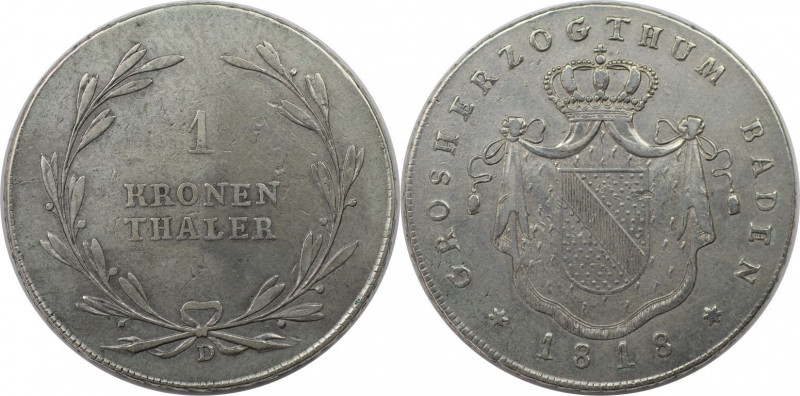 Altdeutsche Münzen und Medaillen, BADEN. BADEN-DURLACH. Karl Ludwig Friedrich (1...
