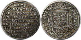 Altdeutsche Münzen und Medaillen, BRAUNSCHWEIG - LÜNEBURG - CELLE. Christian von Minden (1611-1633). 1/8 Taler 1633. Silber. 3,55 g. KM 104. Selten. S...