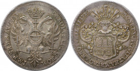 Altdeutsche Münzen und Medaillen, HAMBURG. Charles VI. Taler 1730 IHL - Johann Heinrich Löwe. Silber. 29,27 g. KM 170, Dav. 2282. AU. Schöne schillern...