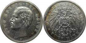 Deutsche Münzen und Medaillen ab 1871, REICHSSILBERMÜNZEN, Bayern. Otto (1886-1913). 5 Mark 1907 D. Silber. Jaeger 46. Sehr schön-vorzüglich. Kratzer...
