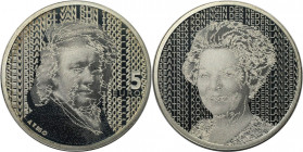 Europäische Münzen und Medaillen, Niederlande / Netherlands. 400 Geburtstag Rembrandt van Rijn. 5 Euro 2006. 11,90 g. 0.925 Silber. 0.35 OZ. KM 266. P...