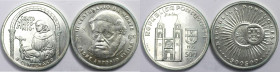 Europäische Münzen und Medaillen, Portugal, Lots und Sammlungen. 500 Escudos 1995, Silber 0.23 OZ. (KM 686), 500 Escudos 1997, Silber 0.23 OZ. (KM 701...