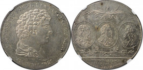 Europäische Münzen und Medaillen, Schweden / Sweden. Karl XIV. Johan (1818-44). Riksdaler 1821 CB. Silber. KM 610, Dav. 350, AAH-43, Sieg-11. NGC MS-6...