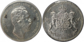Europäische Münzen und Medaillen, Schweden / Sweden. Carl XV. Adolf (1859-1872). Riksdaler Specie (4 Riksdaler Riksmynt) 1868 ST. Silber. KM 711, HG-2...