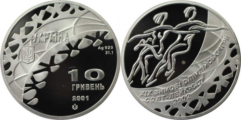 Europäische Münzen und Medaillen, Ukraine. XIX. Olympische Winterspiele 2000 in ...