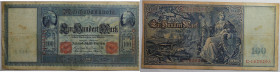 Banknoten, Deutschland. 100 Mark 1908. II