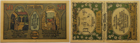 Banknoten, Deutschland / Germany. Notgeld, Frose in Anhalt. 2 x 50 Pfennig = 1 Mark 1921. I