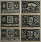 Banknoten, Deutschland / Germany. Notgeld, Hannover, Fürstenau. 2 x 50 Pfennig, 1 Mark 1921. 3 Stück. Mehl 400.1 I-II