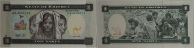 Banknoten, Eritrea. 1 Nakfa 1997. Pick 001. II