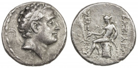 SELEUKID KINGDOM: Seleukos IV Philopator, 187-175 BC, AR tetradrachm (16.69g), Antioch on the Orontes, SC-1313.2, HGC 9-580e, diademed head right // A...