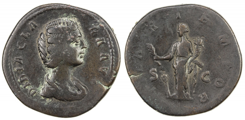 ROMAN EMPIRE: Didia Clara, augusta, 193 AD, AE sestertius (20.35g), Rome, RIC-20...