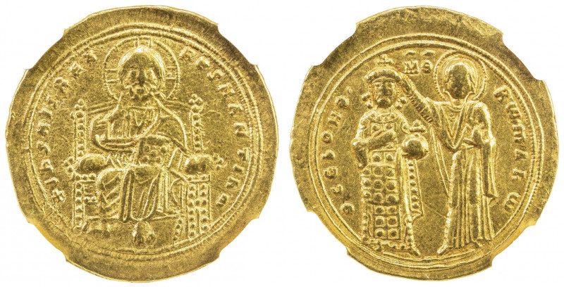 BYZANTINE EMPIRE: Romanus III Argyrus, 1028-1034, AV histamenon nomisma (4.37g),...