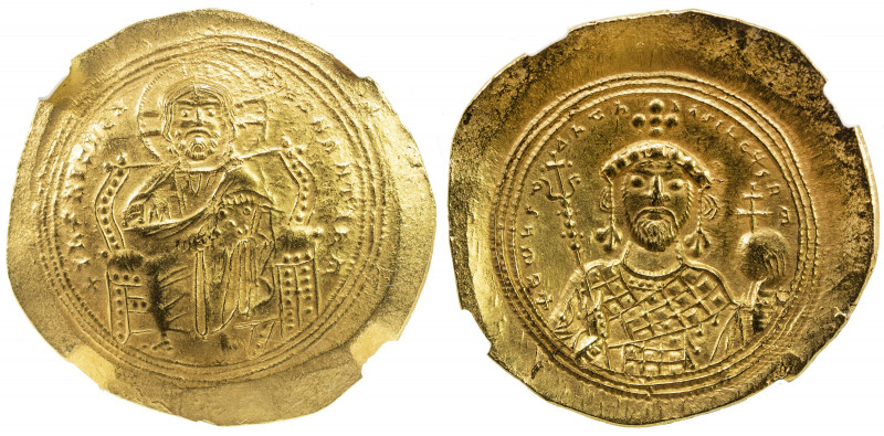 BYZANTINE EMPIRE: Constantine IX Monomachus, 1042-1055, AV histamenon nomisma (4...