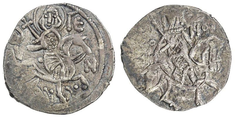 EMPIRE OF TREBIZOND: Alexius III, 1349-1390, AR asper (2.28g), Sear-2628, empero...