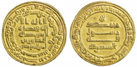 ABBASID: al-Musta'in, 862-866, AV dinar (4.16g), Misr, AH249, A-233.2, Bernardi-161De, pleasing VF.
Estimate: USD 220 - 280