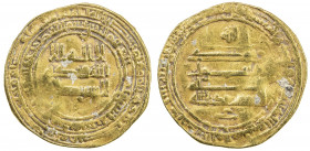 ABBASID: al-Mu'tadid, 892-902, AV dinar (4.10g), al-Muhammadiya, AH280, A-241, Bernardi-211Mh, very rare mint in gold for al-Mu'tadid, unpublished by ...