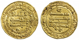 ABBASID OF YEMEN: al-Muktafi, 902-908, AV dinar al-mutawwaq (2.92g), San'a, AH290, A-1057, bold VF.
Estimate: USD 200 - 260