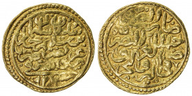 OTTOMAN EMPIRE: Süleyman I, 1520-1566, AV sultani (3.47g), Bursa, AH926, A-1317, Fine.
Estimate: USD 170 - 200