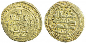 GREAT SELJUQ: Toghanshah, 1072-1082+, pale AV dinar (3.82g), Herat, AH465, A-1678, citing the Great Seljuq Malikshah as overlord, VF, RR. 
Estimate: ...