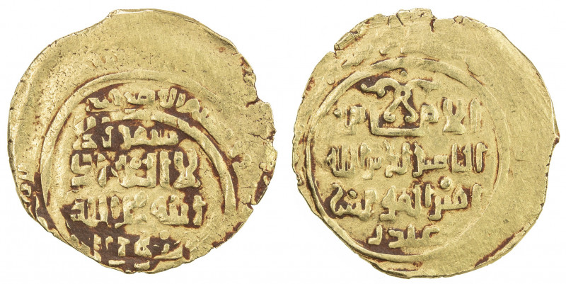 GREAT MONGOLS: Anonymous, ca. 1230s-1250s, AV dinar (2.54g), Samarqand, AH6xx, A...