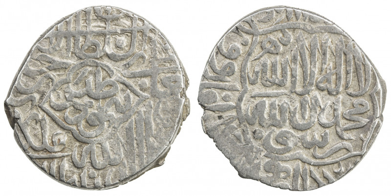 TIMURID: Sultan Husayn, 1469-1506, AR tanka (4.84g), Tabas, ND, A-2432.3, very r...