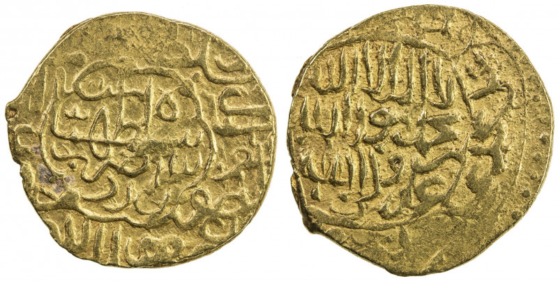 SAFAVID: Tahmasp I, 1524-1576, AV heavy ashrafi (3.98g), Ardabil, ND, A-A2593, n...