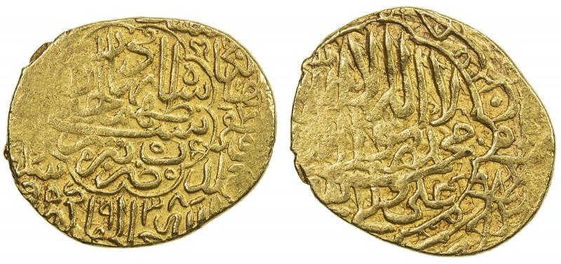 SAFAVID: Tahmasp I, 1524-1576, AV heavy ashrafi (3.92g), Tabriz, AH938, A-A2593,...