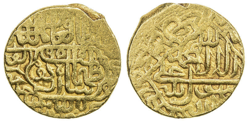 SAFAVID: Tahmasp I, 1524-1576, AV mithqal (4.64g), Urdu, AH955, A-M2593, lozenge...