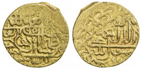 SAFAVID: Tahmasp I, 1524-1576, AV mithqal (4.64g), Urdu, AH955, A-M2593, lozenge cartouche, minimal weakness, VF, RRR. Nearly all gold mithqals of the...