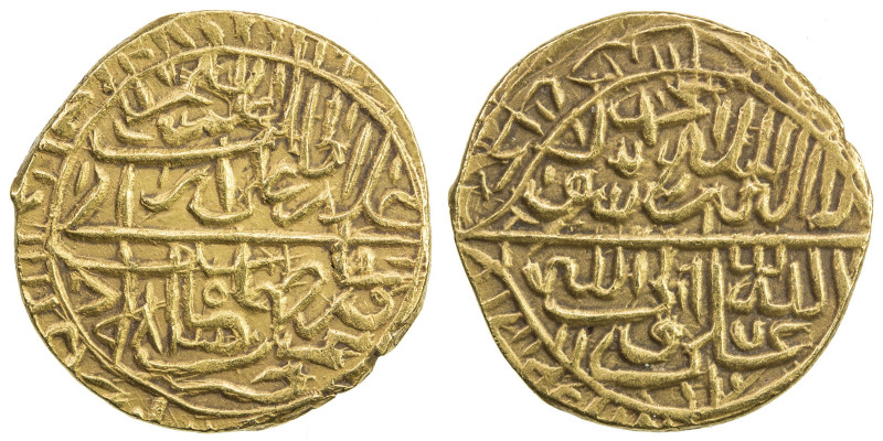 SAFAVID: Tahmasp I, 1524-1576, AV ½ mithqal (2.24g), Nimruz, AH983, A-N2593, ver...