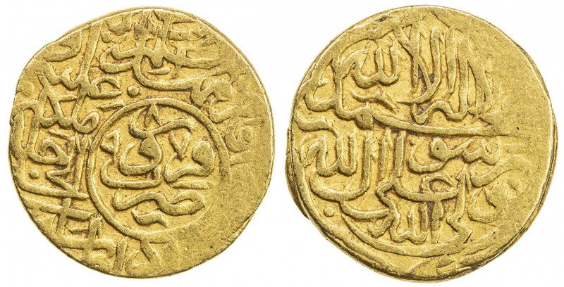 SAFAVID: Muhammad Khudabandah, 1578-1588, AV mithqal (4.56g), Qazwin, AH987, A-2...