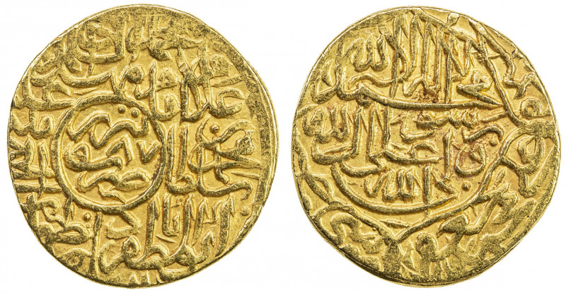 SAFAVID: Muhammad Khudabandah, 1578-1588, AV mithqal (4.59g), Tabriz, AH987, A-2...