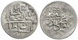QAJAR: Fath 'Ali Shah, 1797-1834, AR donative riyal (10.36g), Kashan, AH1216, A-2874A, 30.8mm, with the mint epithet Dar al-Mu'minin, perhaps an award...