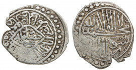 AMIR OF QUNDUZ: Amir Khusraw, 1497-1505, AR tanka (4.73g), Hisar Shadiman, ND, A-A3009, mint formula in central cartouche, the four Sunni Rashidun cit...