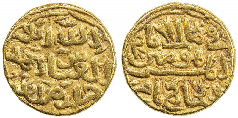 DELHI: Muhammad III, 1325-1351, AV tanka (11.01g), NM, ND, G-D441, anonymous, lo...