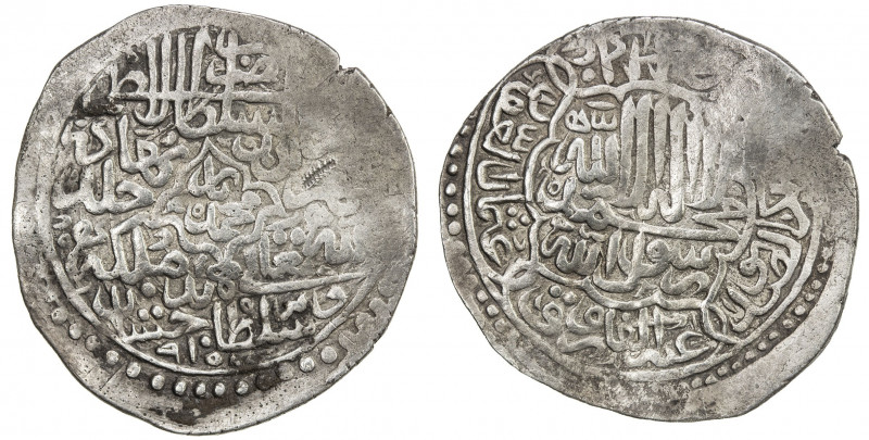 MUGHAL: Babur, 1504-1530, AR shahrukhi (4.50g), Badakhshan, AH915, A-2462.1, Rah...
