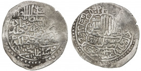 MUGHAL: Babur, 1504-1530, AR shahrukhi (4.50g), Badakhshan, AH915, A-2462.1, Rahman-1.3, bold mint & date, average weakness, slightly wavy surfaces, F...