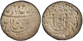 AWADH: Wajid Ali Shah, 1847-1858, AR rupee, Lucknow, AH1269 year 6, KM-365.3, PCGS graded MS65. Wajid Ali Shah (1822-1887) was the tenth and last Nawa...