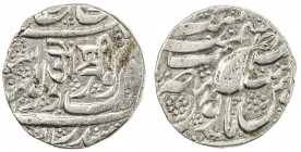 SIKH EMPIRE: AR rupee (10.96g), Kashmir, VS(1879), KM-46.5, Herrli-06.10.04, issued for the governor Diwan Moti Ram (1819-1820 and 1821-1825), with Na...