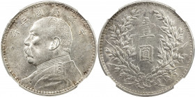 CHINA: Republic, AR dollar, year 3 (1914), Y-329, L&M-63, one-year subtype, NGC graded MS61.
Estimate: USD 250 - 350